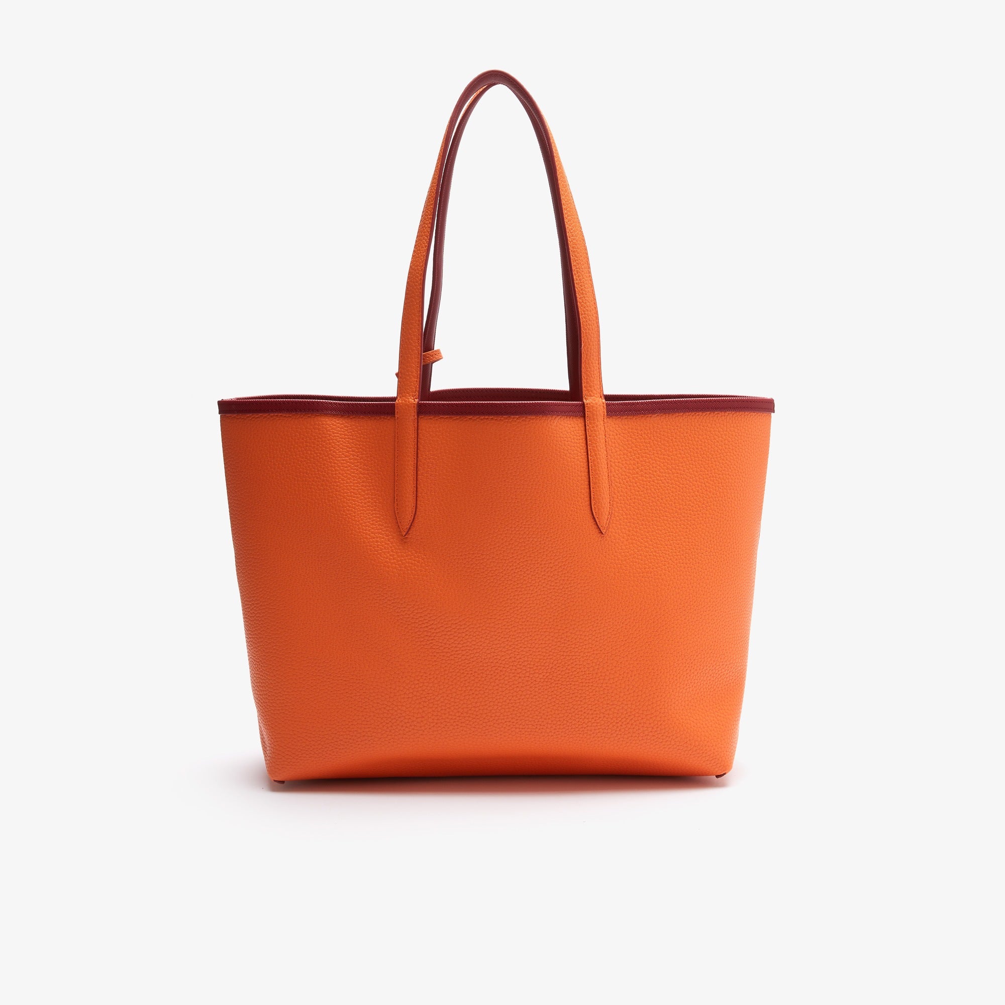 Lacost* - Women's Anna Reversible Tote & Pouch - Red/Orange (AD-August)