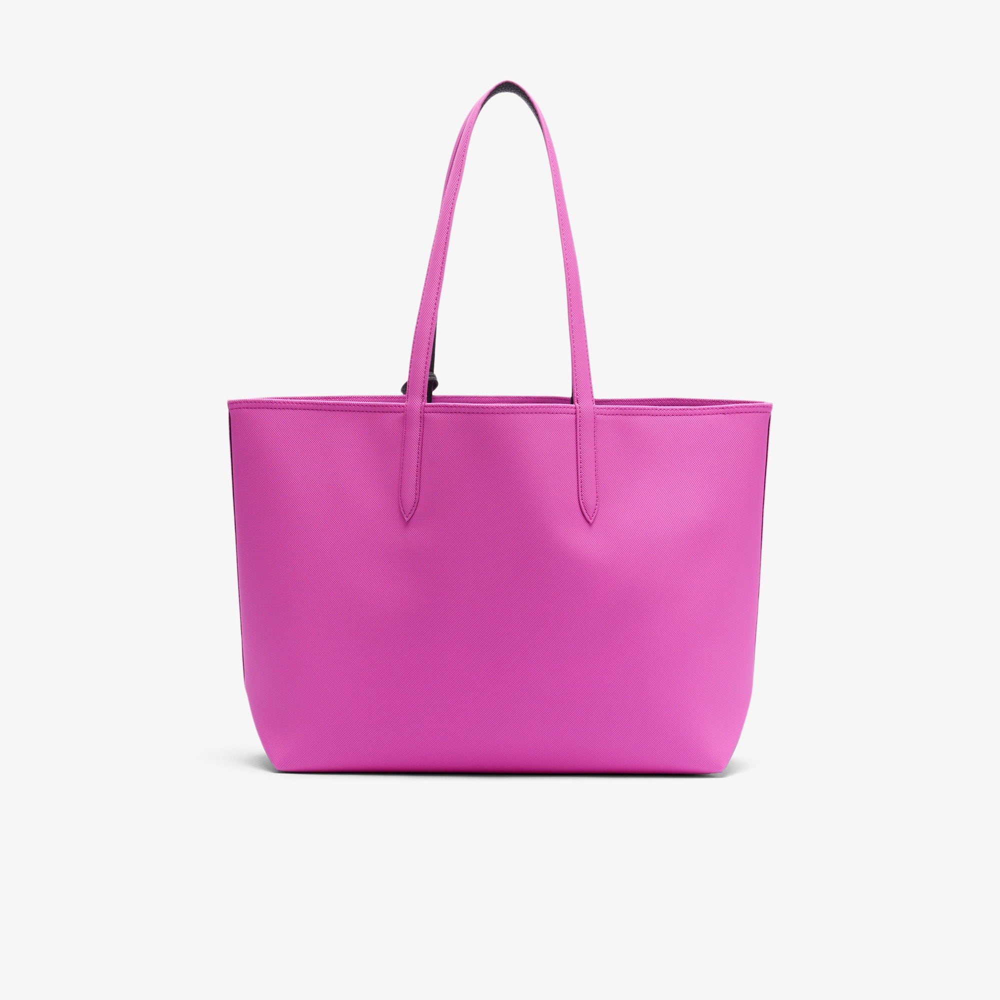 Lacost* - Anna Reversible Tote with Pouch - Black Malva (AD-August)