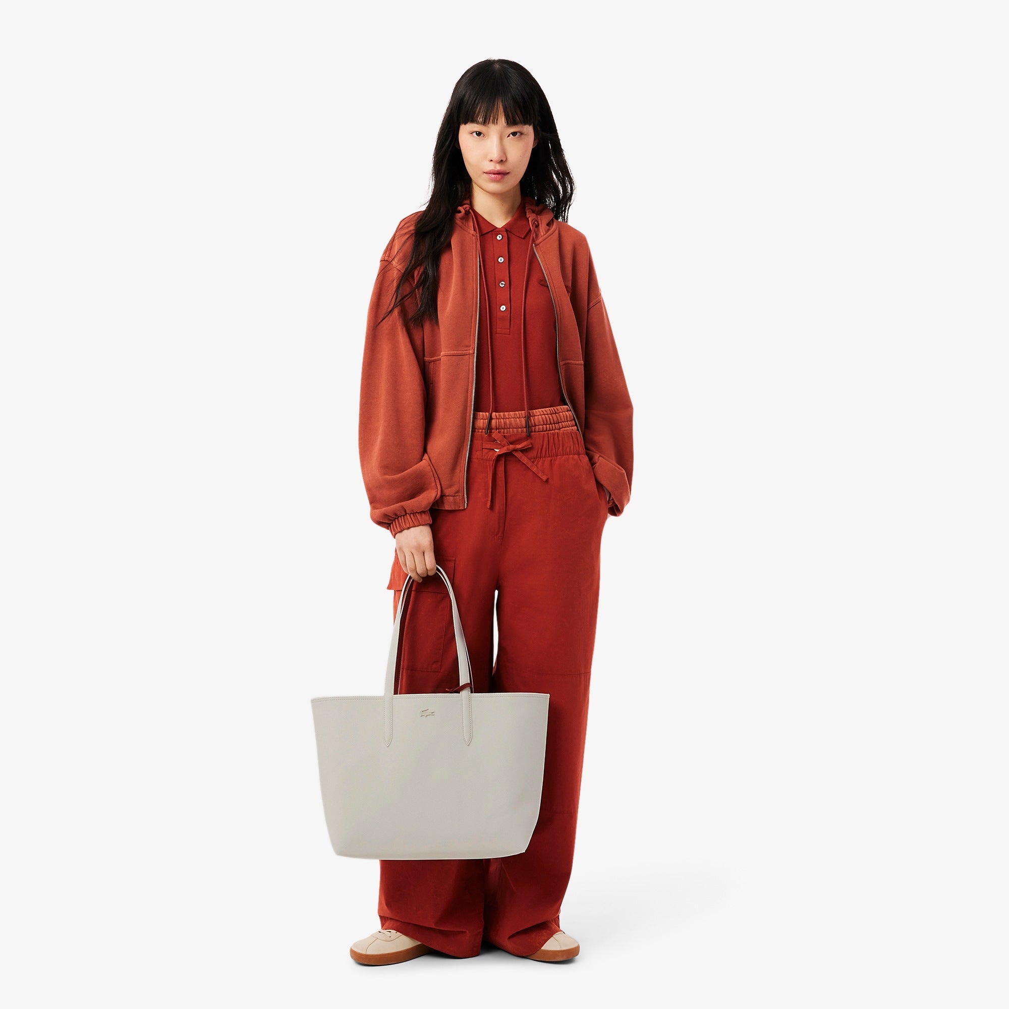 Lacost* - Anna Reversible Zipped Tote - Summer Stamp (AD-August)