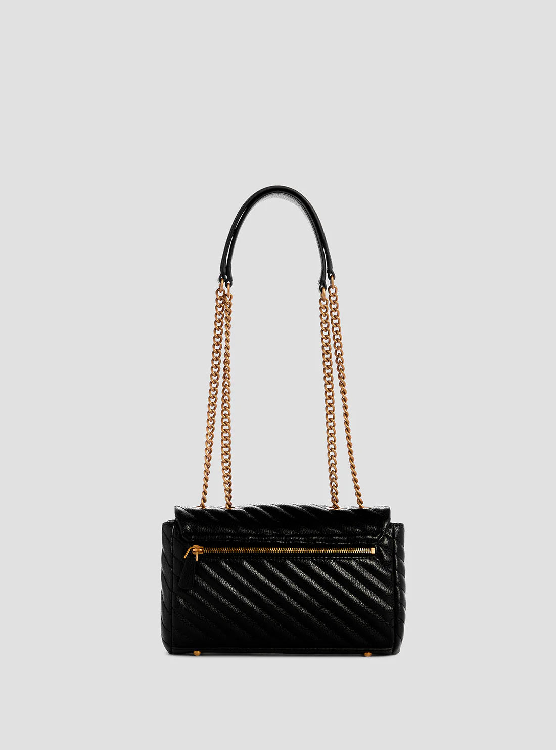 Gues* - Black sela crossbody bag - Cream (AD-June)