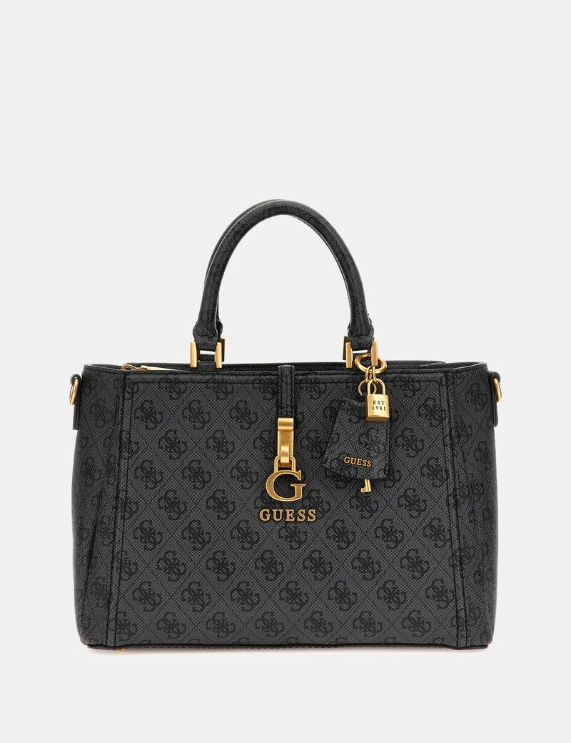 Gues* - G James 4G peony logo handbag - Black  (AD-SEP)