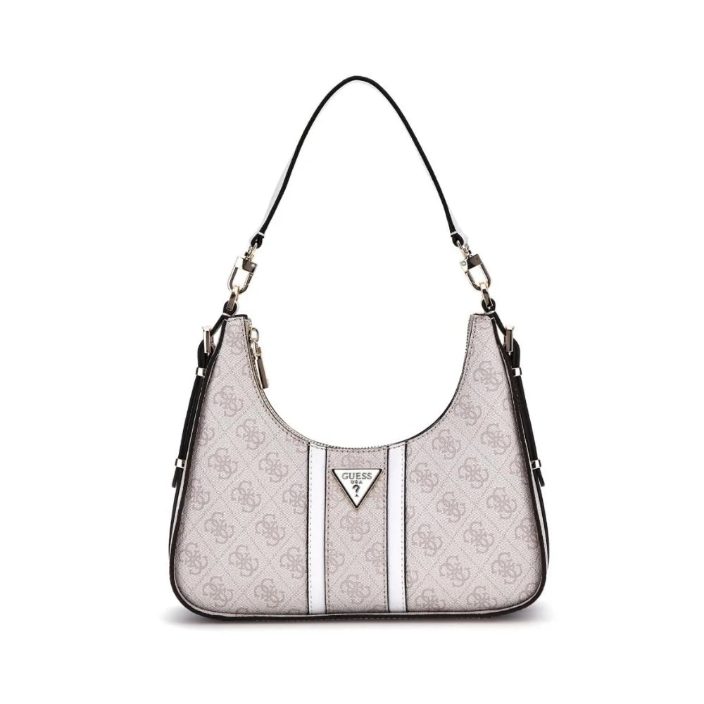 Gues* - Dove Noreen Top zip shoulder bag - Gray (AD-August)