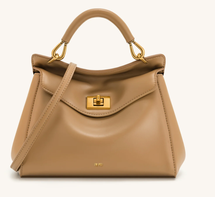 JW P*I- Lucia classic top handle woven bag -Brown-(AD-JUN26-JFR)