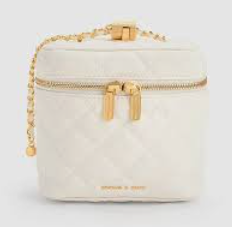 Charles & Ke*th - Nezu quilted boxy bag white- White -(AD-JUN13-LT)