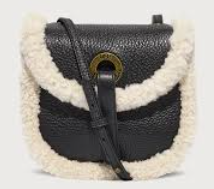 Ug*- Bia Mini School shoulder bag -Black White-