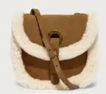 Ug*- Bia Mini School shoulder bag -Brown White-