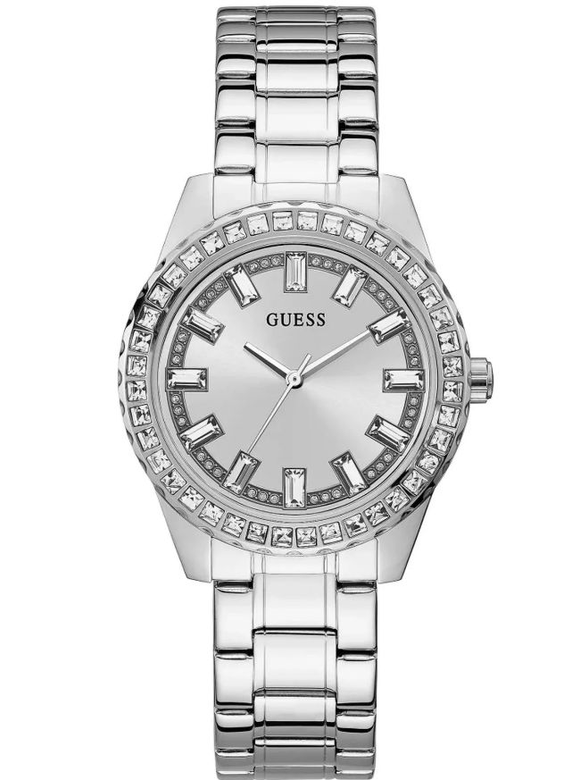 Gues* - Sparkler Women Elegant Crystals Gold Tone Stainless Steel Quartz Watch -GW0111L2- [Advance Payment 5k]