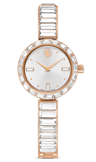Swar*vski - Swiss Made, Crystal bracelet, White, Rose gold-tone finish -5677484- White/Rose Gold -   [Advance Payment 5k]