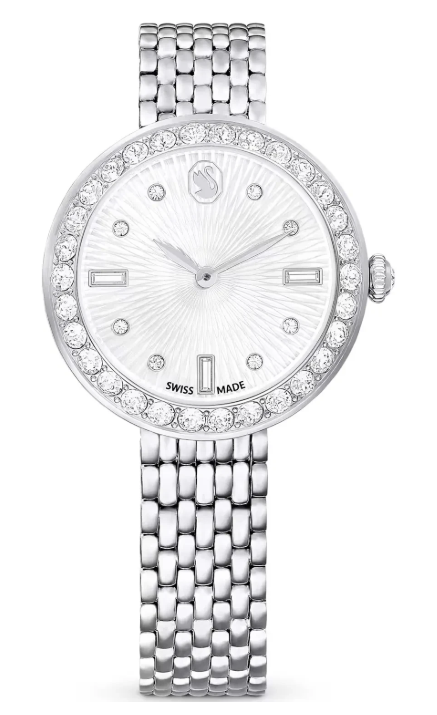 Swar*vski -Swiss Made, Metal bracelet, Silver tone, Stainless steel (5673022)-Silver-[Advance Payment 5k]
