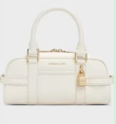 Charles & Ke*th -Scottie Bowling Bag - Cream - (AD-JUN26-PTT)