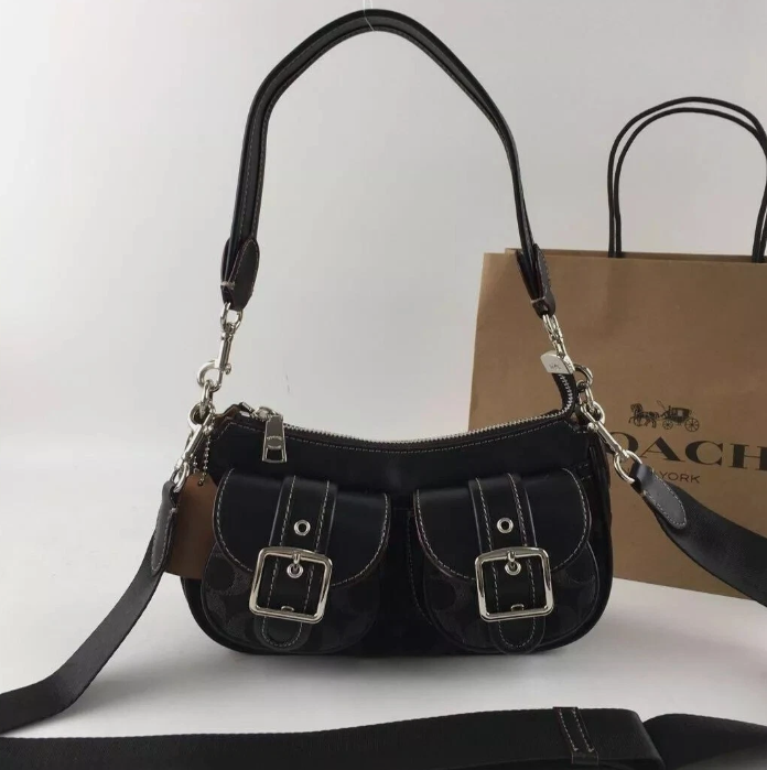 C*ACH - Ashton Shoulder Bag - Signature Black (AD-JUL26-IRF)