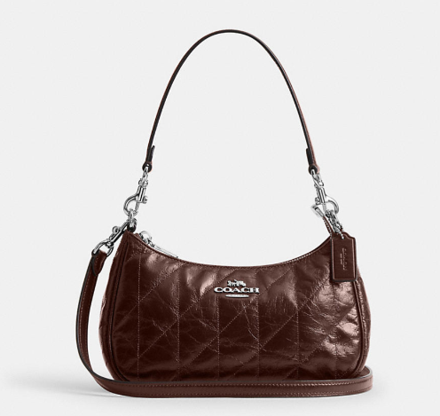 C*ACH - Teri Shoulder Bag  - Brown - (AD-JUL26-IRF)