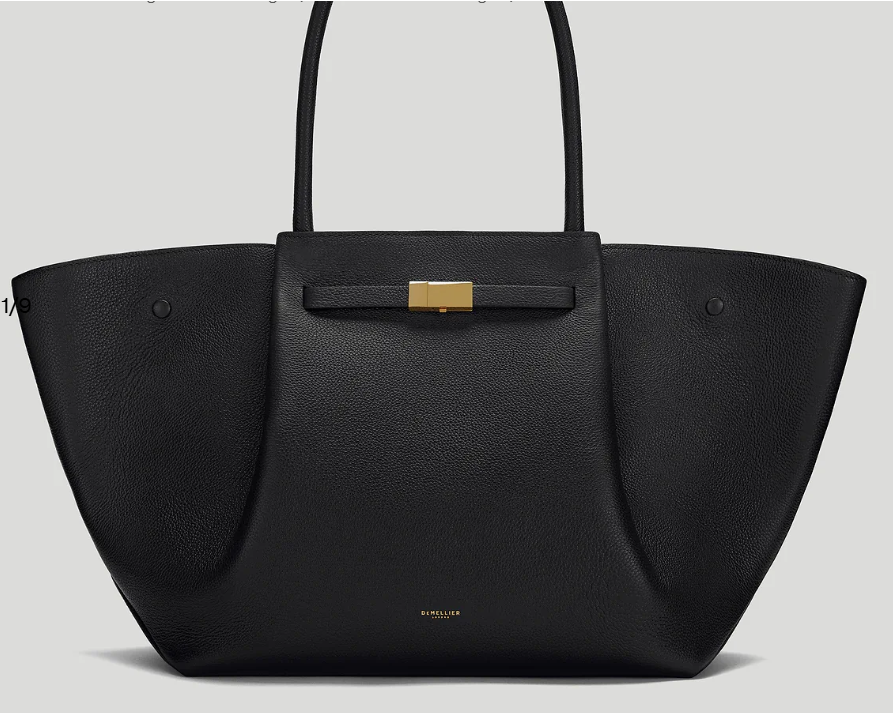 De*ellier - The Midi New York bag - Black  - Large Tote -  (AD-JUL26-IRF)