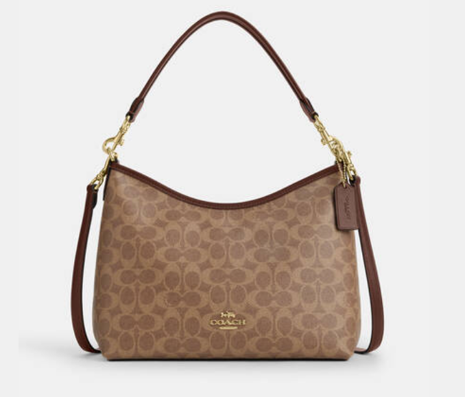 C*ACH -Laurel Shoulder Bag - Signature Brown (AD-JUL26-IRF)