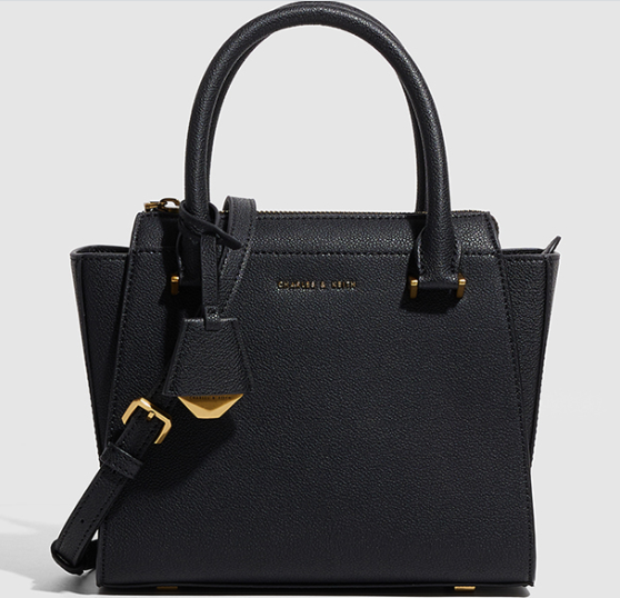 Charles & Ke*th - Structured Trapeze Bag - Black (AD-JUL26-PTT)