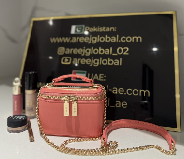 PEDR*  -Ari Leather Mini Vanity Case - Pink (AD-JUL26-PTT)