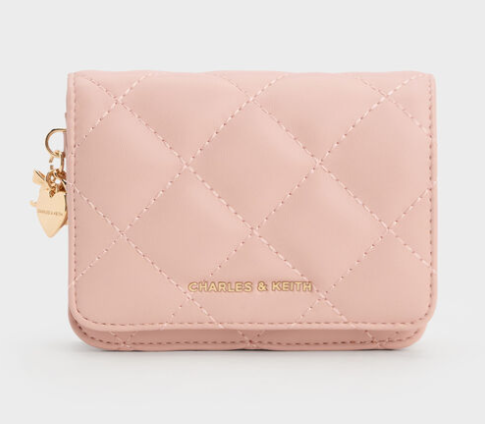 Charles & Ke*th - Arrietty Quilted Small Wallet - Light Pink (AD-SEP16-WLPT)
