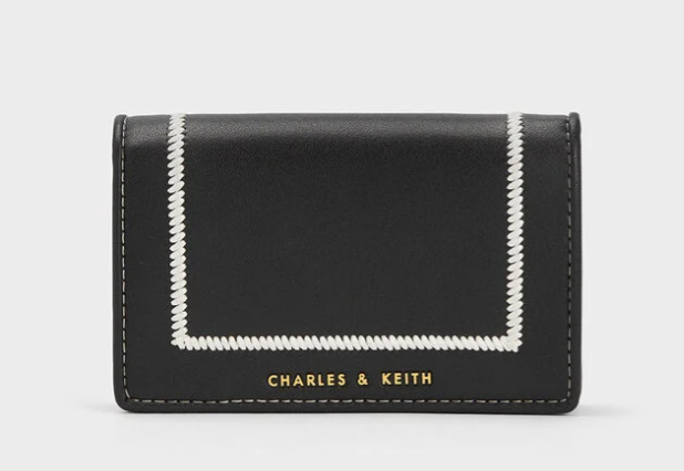 Charles & Ke*th - Astra Contrast Trim Wallet - Grey (AD-SEP16-WLPT) With Box