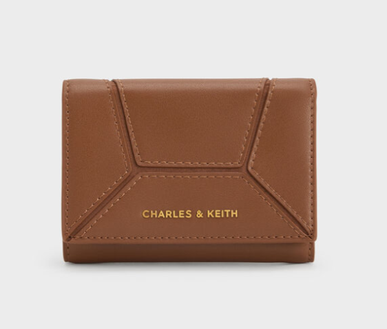 Charles & Ke*th - Nasrin Geometric Wallet - Chocolate (AD-SEP16-WLPT) With Box