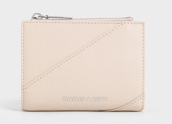 Charles & Ke*th - Trin Stitch-Trim Wallet - Cream (AD-SEP16-WLPT) With Box