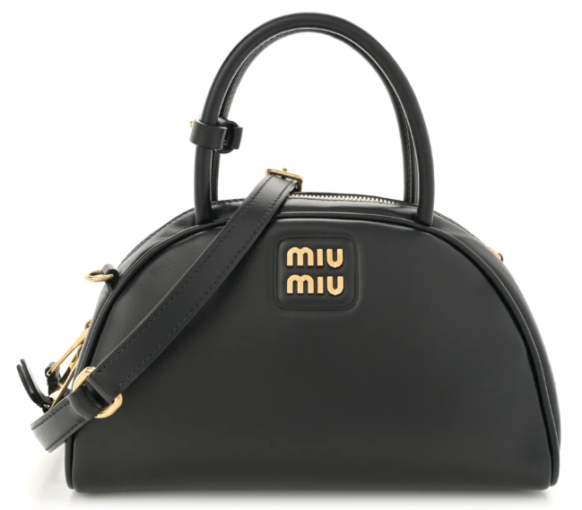M*u M*u  -  Top-handle bag ( Contact CS For real pic)  - Black (AD-BOCT26-MIPT) With Box