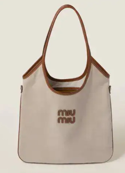 M*u M*u  - Nappa Ivy Bag (Contact CS For real pic) - Canvas Brown (AD-BOCT26-MIPT)