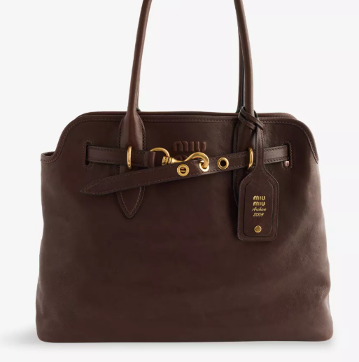 M*u M*u  - Beau Bag ( Contact CS For real pic) - Coffee (AD-BOCT26-MIPT)