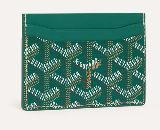 Goyar* - Saint-Sulpice Card Wallet (Cs For Real Pic) - Green (AD-OCT25-WLPT)