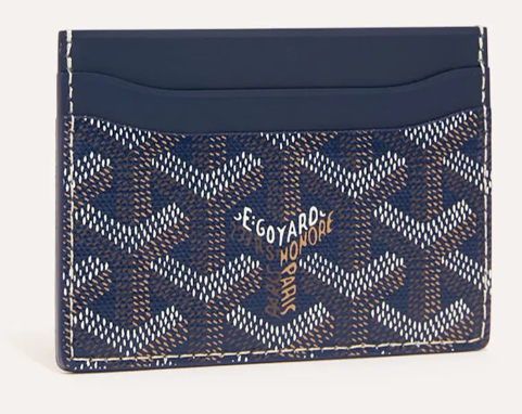 Goyar* - Saint-Sulpice Card Wallet (Cs For Real Pic) -  Navy (AD-OCT25-WLPT)