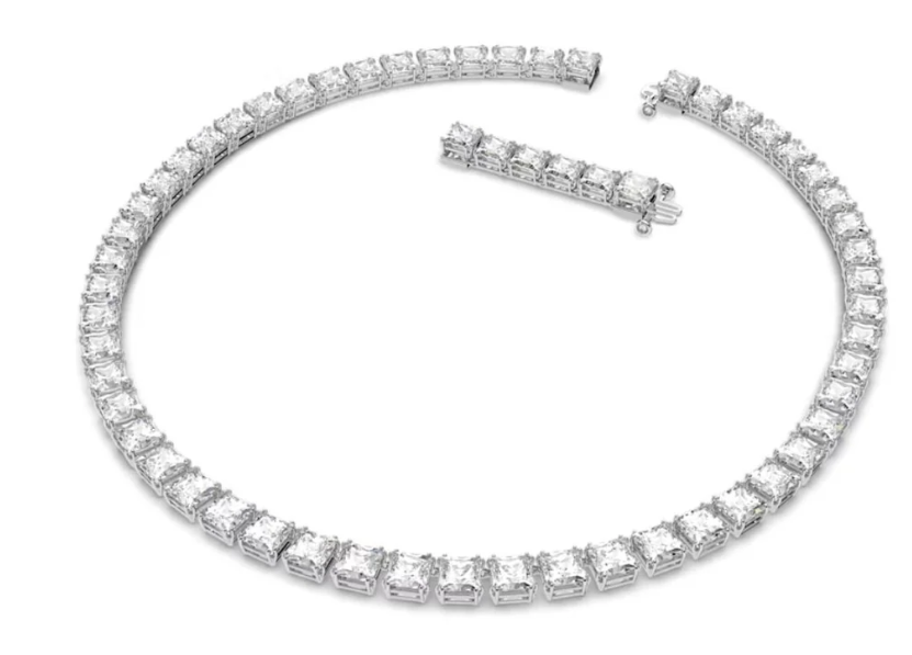 Swar*vski - Millenia Necklace, Rhodium Plated and White Crystals - 5559153 (AD-SW-OCT)