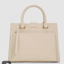 Charles & Ke*th - Anwen Structured Cross Body Bag- White -(AD-JUNE26-IR)