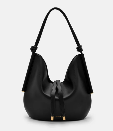 PEDR*  - Liora Hobo Bag - Black - ( AD-MAY26-JF)