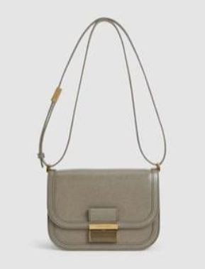 Charles & Ke*th - Charlot Canvas Crossbody Bag - Grey-(AD-JUN16-LTPT)