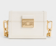 Charles & Ke*th - Chain Strap Boxy Bag - Black (AD-JUN16-LTPT)