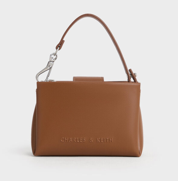 Charles & Ke*th - Bosie Metallic Micro Bag - Brown-(AD-MAY26-JF)