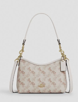 C*ACH -Laurel Shoulder Bag -Off White- (AD-JUN26-JFRCO)(short strap missing)