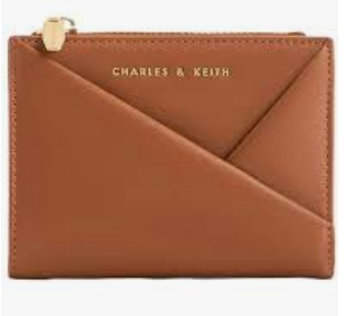 Charles & Ke*th - Midori Geometric Top-Zip Wallet - Brown (AD-SEP16-WLPT) With Box