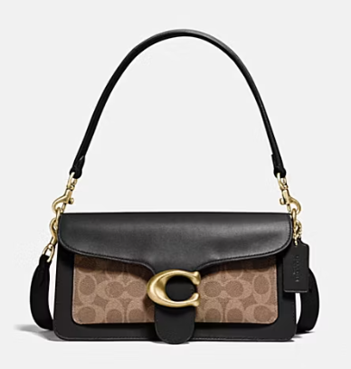 C*ACH - Tabby Shoulder Bag 26 In Signature Black (AD-JUL26-IRF)
