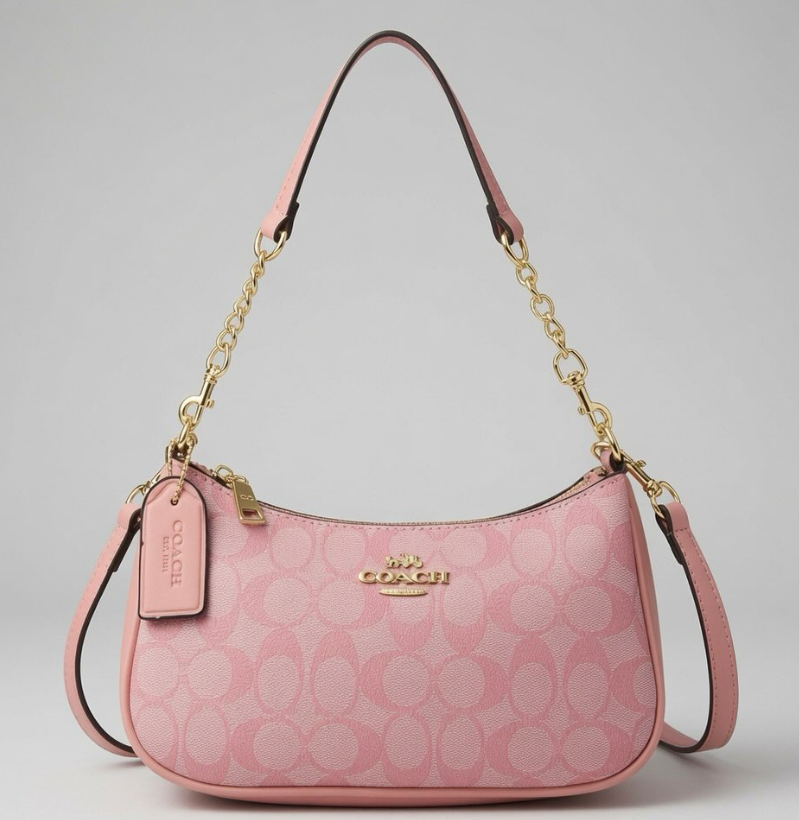 C*ACH - Teri Shoulder Bag - Powder Pink (AD-SEP16-PT) (Contact CS For Pic)