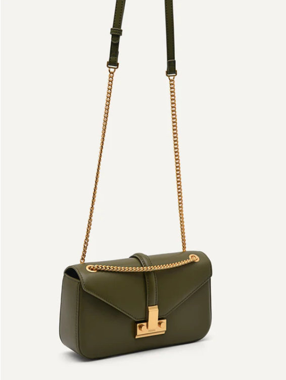 PE*RO - Studio Francoise Leather Shoulder Bag - Green