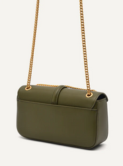 PE*RO - Studio Francoise Leather Shoulder Bag - Green