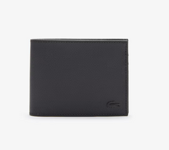 Lac*ste - Men's Classic Petit Piqué 6-Card Wallet - Navy