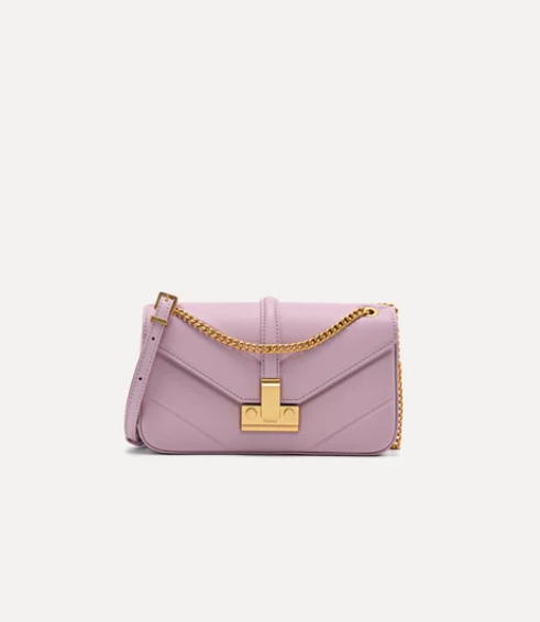 PE*RO - Studio Francoise Leather Shoulder Bag - Lilac