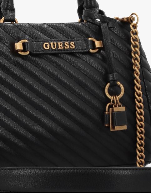 Gues* -  Sela Small Girlfriend Satchel - Black & Red (AD-August)