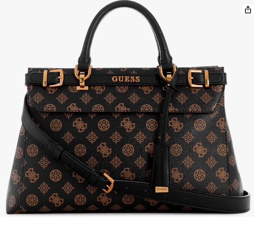 Gues* - Sestri Satchel Bag - Dark Brown (AD-DEC-ANW-LH-SA)