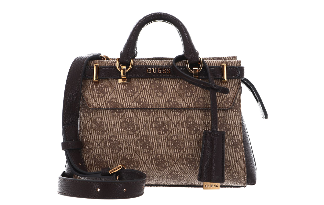 Gues* -  Sestri Mini Satchel Bag Latte Logo / Brown (AD-MAY26-GSPT)
