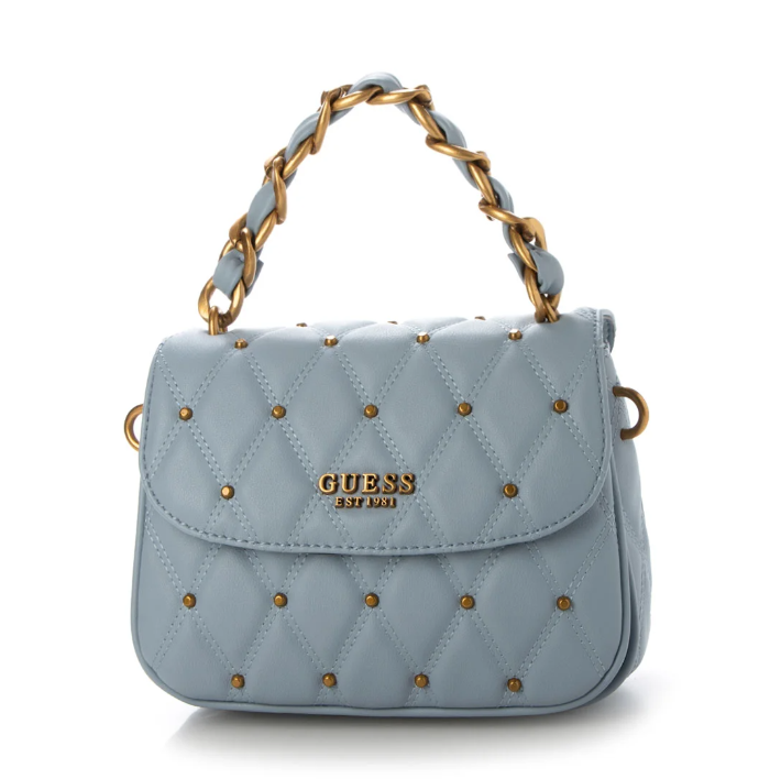 Gues* -  Triana Flap Shoulder Bag - Blue (AD-MAY26-GSPT)