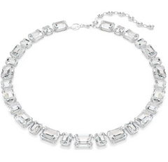 Swar*vski -Octagon cut, White, Rhodium plated-5705757(2026 PACKAGING)