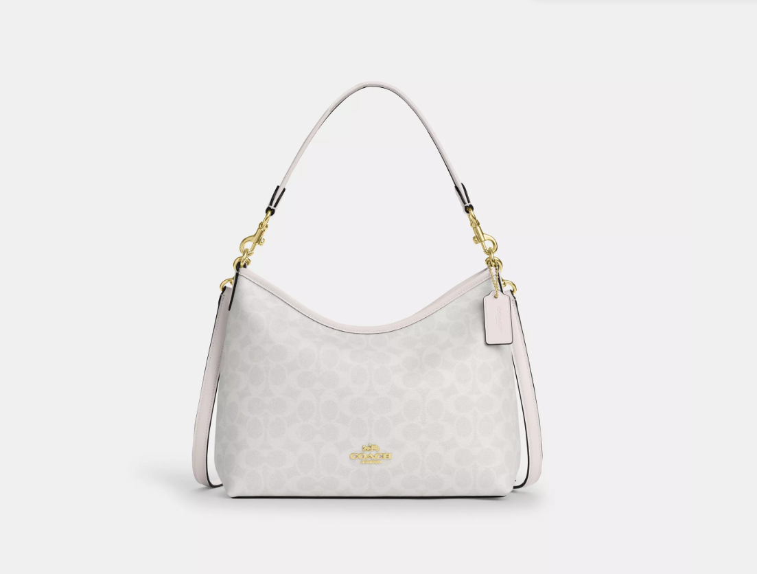 C*ACH - L*urel 31 Detachable Shoulder Bag - White/Chalk (AD-Sep)