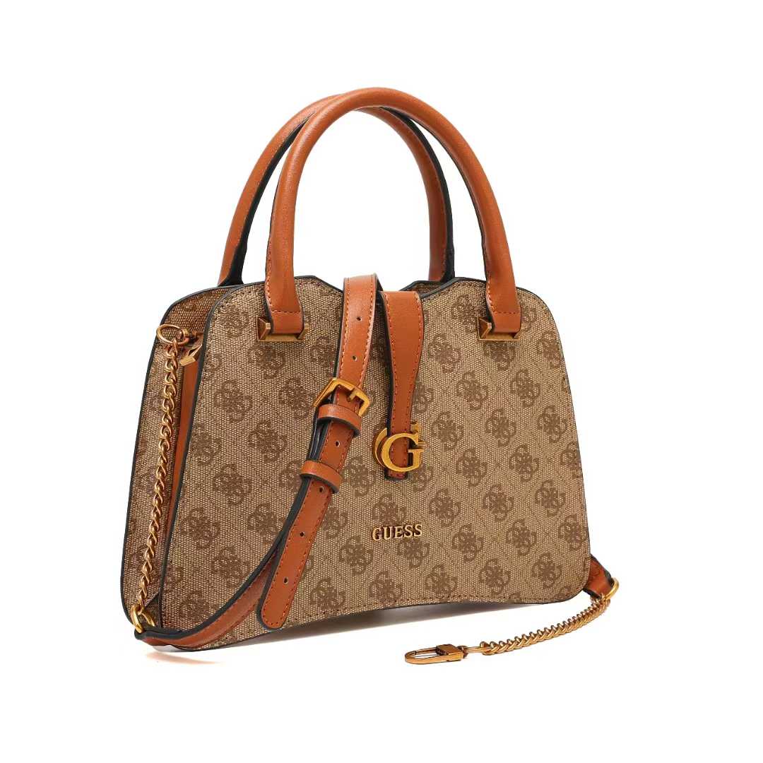 Gues* - Kuba Small Satchel - Cognac MULTI (NB)